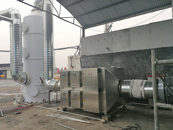 尊龙凯时集团内部VOCs减排示范线